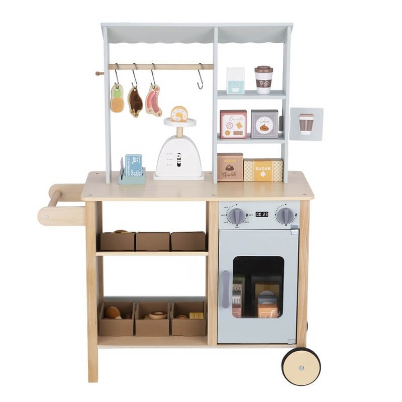 Παντοπωλείο Ξύλινο με Αξεσουάρ,  Tooky Toy